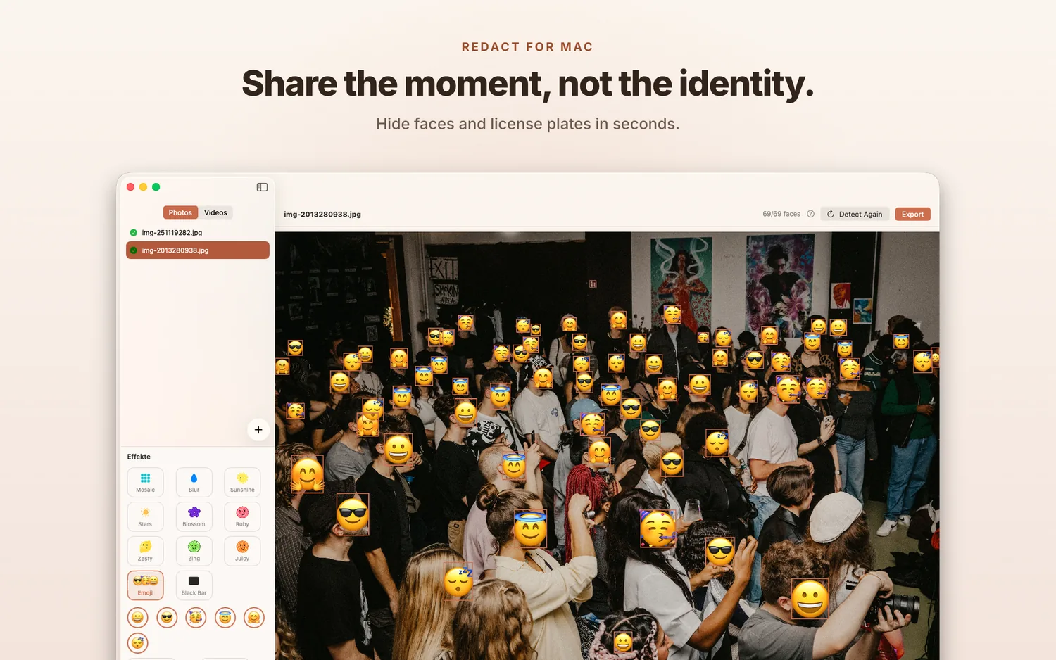 Redact on Mac: Share the moment, not the identity